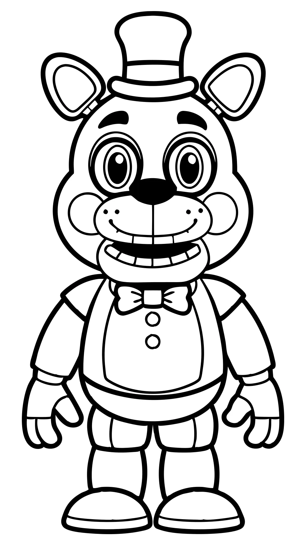 five nights at freddy’s coloring pages printable